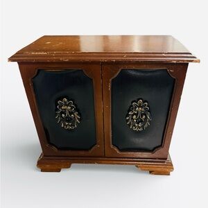 Vintage Mid-Century Jewelry Box Chest - Made in Japan - Hollywood Regency